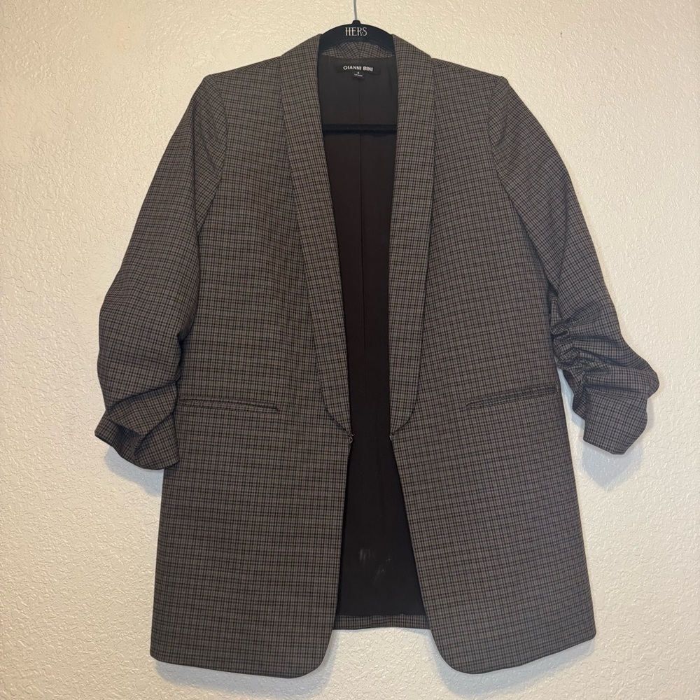 Gianni Bini Plaid Blazer